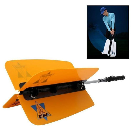 Improve Golf Swing With Wind Resistance Trainer - Yellow