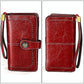 3556 Large Capacity Long Multi-function Anti-magnetic Rfid Wallet Clutch for Women with Card Slots - Yellow