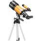 Stargazing Telescope For High-Definition Astronomical Viewing - Black / Yellow