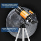Stargazing Telescope For High-Definition Astronomical Viewing - Black / Yellow