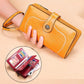 Women Rfid Wallet with Card Slots - Compact Design - Brown