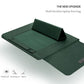 Universal 4-In-1 Laptop Bag Set Waterproof Pu Leather Handle Stand Pen Holder Winders Mouse & Charger Bags - 13 / 14 Inch - Brown