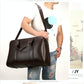 Large Leather Gym & Travel Bag - Spacious & Stylish