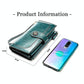 Women Vintage Rfid Oil Wax Wallet - Classic Design - Brown