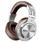 Noise-Cancelling Headset With Mic - Brown