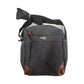 FIB Explorer Canvas Cross Body Travel Bag - Black