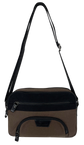 FIB Byron East West Sling Shoulder Bag Travel Adjustable Strap - Brown