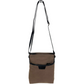 FIB Byron Canvas Sling Bag Shoulder Travel - Brown