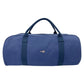 FIB Barrell Duffle Bag Travel Cotton Canvas Sports Luggage - Blue