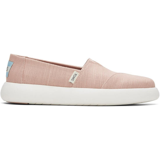 TOMS Womens Canvas Slip On Shoes Sneakers Flats Alpargata Espadrilles - Dusty Pink - US 7