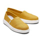 TOMS Womens Canvas Slip On Shoes Sneakers Flats Alpargata Espadrilles - Mustard - US 8