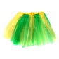 Green and Yellow Adult Tutu – Cheer Australia in Style! Medium Size, 40cm Length, Elastic Waistband