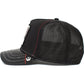 Goorin Brothers Baseball Trucker Cap Hat Snapback Godzilla Dinasaur Tyrant Monster - Black