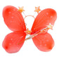 Girls Kids Angel Fairy Butterfly Wing Fancy Princess Party Costume Prop - Red