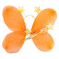 Girls Kids Angel Fairy Butterfly Wing Fancy Princess Party Costume Prop - Orange