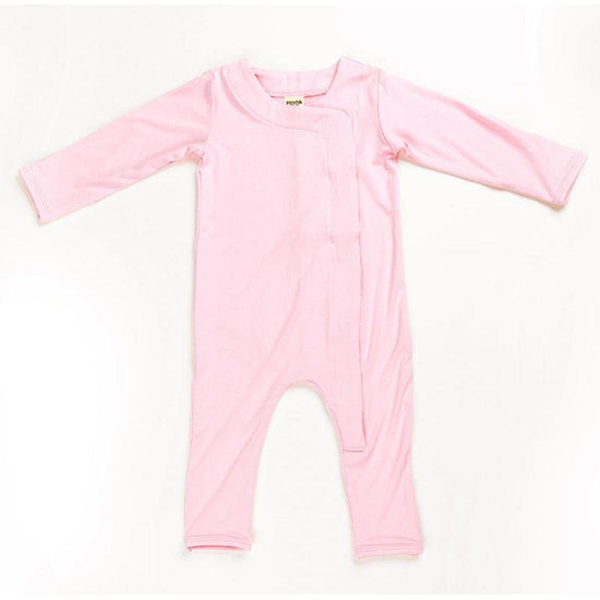 Ponchik Babies + Kids - Magnetic Bamboo Body Suit - Love - 3-6m