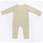 Ponchik Babies + Kids - Magnetic Bamboo Body Suit - Pistachio - 0-3m