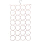 1x 28 Hole Scarf Hanger Holder Storage Tie Belt Scarf Organiser Space Saver