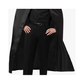 Black Adult Cape Costume Halloween Cloak Bandit Vampire Witch Wizard Fancy Dress