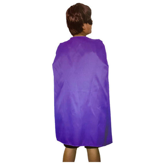 MEDIUM CAPE Kids Childrens Party Costume Vampire Halloween Coat School Team - Purple