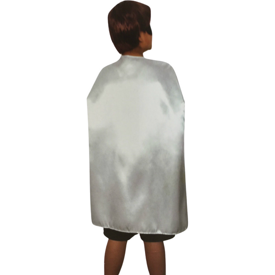 MEDIUM CAPE Kids Childrens Party Costume Vampire Halloween Coat School Team - White