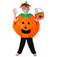 KIDS PUMPKIN COSTUME Halloween Unisex Fancy Dress Up Party Orange Vegetable