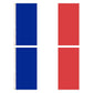 2x France Country Flags French Heavy Duty - 150cm x 90cm