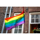 DELUXE RAINBOW GAY PRIDE FLAG Outdoor Banner 150x90cm 3x5ft with Metal Eyelets