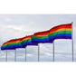 DELUXE RAINBOW GAY PRIDE FLAG Outdoor Banner 150x90cm 3x5ft with Metal Eyelets