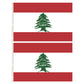 2x Lebanon Lebanese Country Flags Heavy Duty Outdoor - 150cm x 90cm