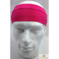 PLAIN HEADBAND Elastic Stretch Sports Yoga Hair Band Unisex 8cm Wide Wrap - Hot Pink