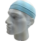 PLAIN HEADBAND Elastic Stretch Sports Yoga Hair Band Unisex 8cm Wide Wrap - Sky Blue