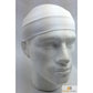 PLAIN HEADBAND Elastic Stretch Sports Yoga Hair Band Unisex 8cm Wide Wrap - White