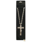 Jesus Christ Metal Necklace Chain Pendant Chain Jewellery Crucifix - Silver