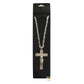 Jesus Christ Metal Necklace Chain Pendant Chain Jewellery Crucifix - Silver