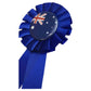 AUSTRALIA FLAG Clip On Ribbon Badge Award Blue Australia Day Tennis Cricket