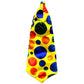 CLOWN TIE Big Jumbo Large Fun Crazy Clowns Costume Bow Dress Circus Party Yellow