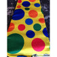 CLOWN TIE Big Jumbo Large Fun Crazy Clowns Costume Bow Dress Circus Party Yellow