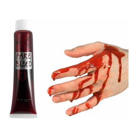 FAKE BLOOD Zombie Halloween Fancy Dress Red Make Up Gel Cream Vampire Horror