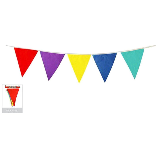 9m BUNTING FLAG Colourful Triangle Party Banner Birthday Wedding Flags Outdoor