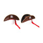 Deluxe Pirate Hat Costume Party Accessory Jack Sparrow - Brown