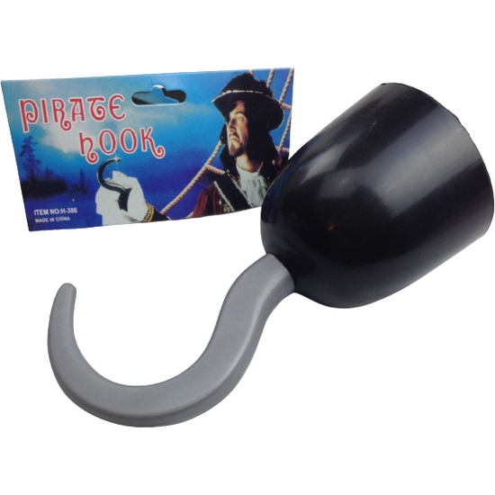 PIRATE HOOK Captain Hand Halloween Fancy Dress Up Costume Swashbuckler