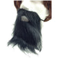 PARTY BEARD Moustache Costume Fancy Dress Mustache Halloween Fake Facial Hair - Black