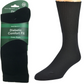 1 Pair DIABETIC BAMBOO Socks Work Socks Medical Loose Top Crew Cushion BLACK - 6-11