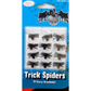 MINI FAKE SPIDERS Trick Halloween Scary Arachnids Joke Prank Small Gag Toy Bug