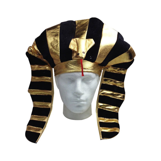 EGYPTIAN PHARAOH HAT King Costume Party Ancient Fancy Dress Halloween Pharoah