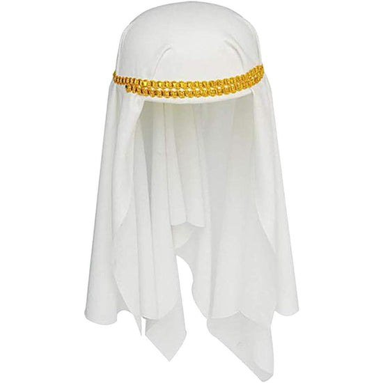 Arabian Keffiyeh Hat Sheik Costume Muslim Fancy Dress Party Accessory Cap