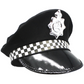 Police Officer Hat Pilot Cop Costume Party Cap Halloween Book Week - Black