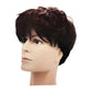 MENS WIG 80s Fancy Dress Mens Party Costume Rock Bogan Punk 70s 90s - Brown