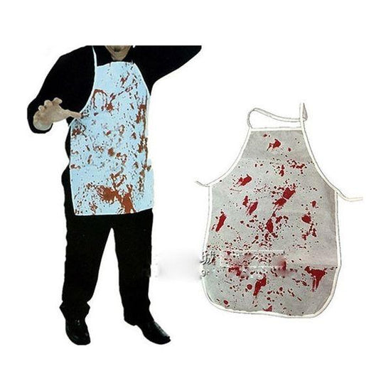 BLOODY APRON Halloween Party Fake Blood Horror Butcher Costume Accessory